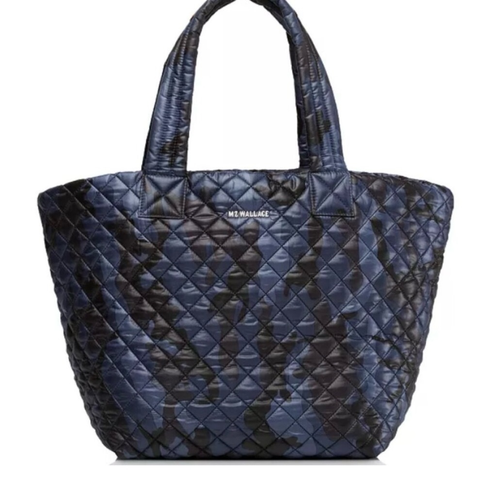 MZ Wallace Large Metro Tote in Navy Camo